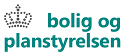 Bolig og Planstyrelsen logo