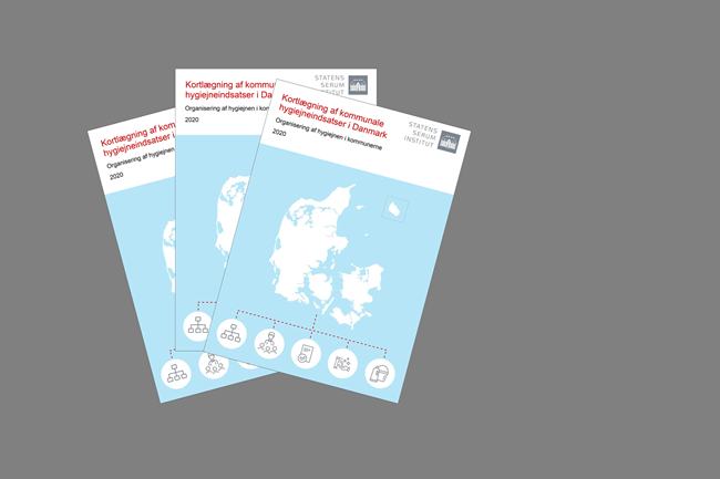 Rapport om den kommunale hygiejneindsats 2021
Landets kommuner har deltaget i en kortlægning af de eksisterende kommunale hygiejneindsatser i Danmark. Kortlægningen er foranlediget af covid-19 pandemien.
Rapporten kan læses her
Rapporten er baseret på 98 kommunernes besvarelser af et spørgeskema i november 2020. 